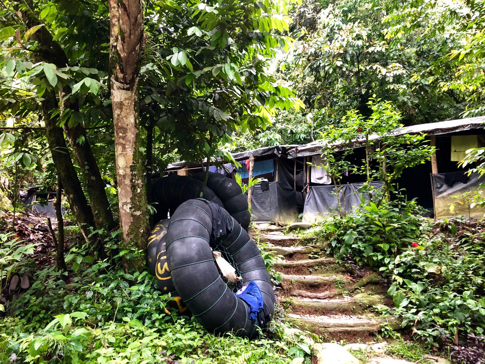 accommodation while jungle trekking in Bukit Lawang