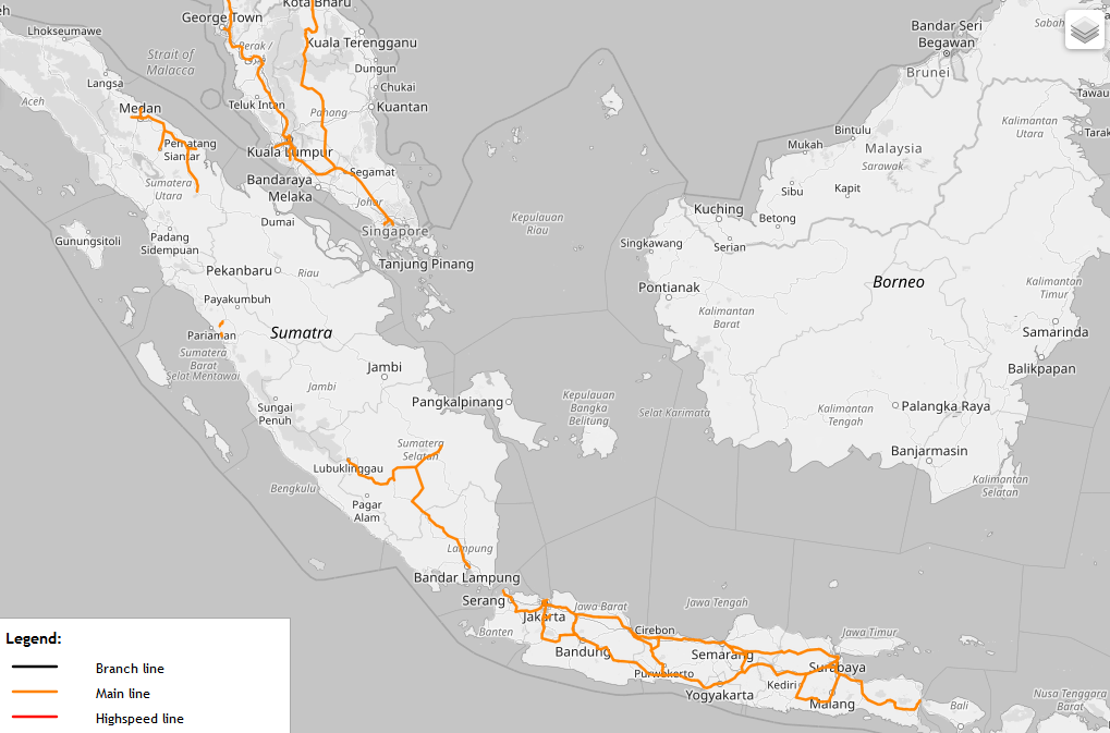 Wie bereist man Sumatra - Zug