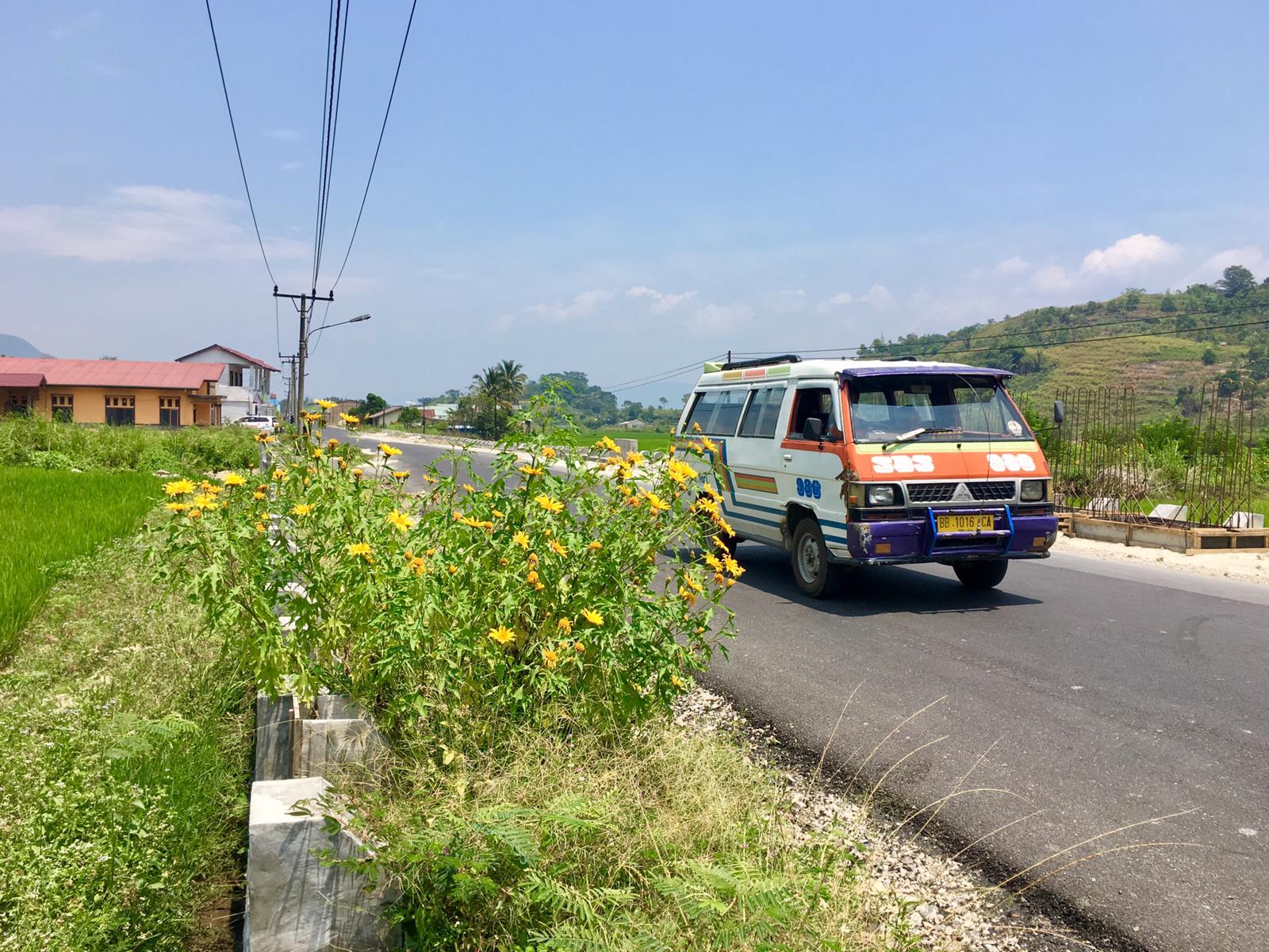 Bus auf Sumatra