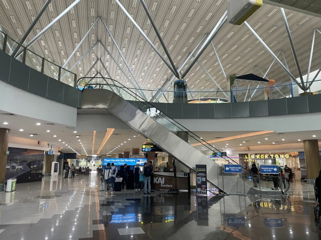 Medan airport train station